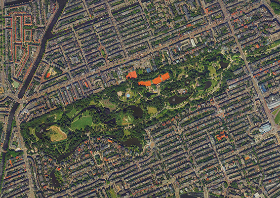 Luchtfoto Vondelpark