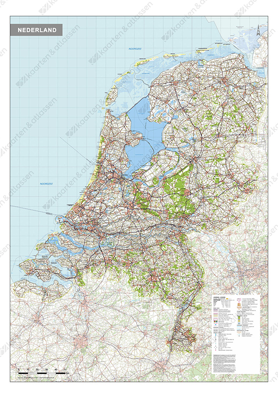 wegenkaart Nederland